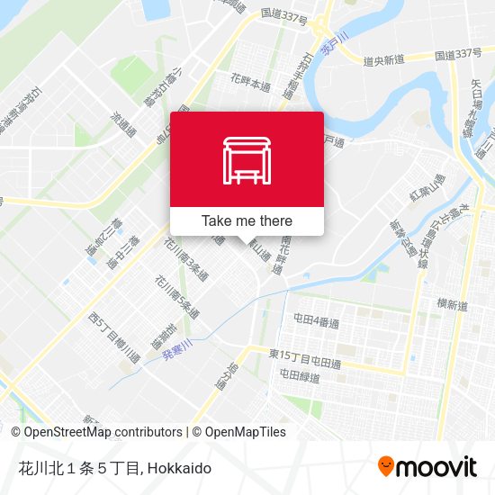 花川北１条５丁目 map