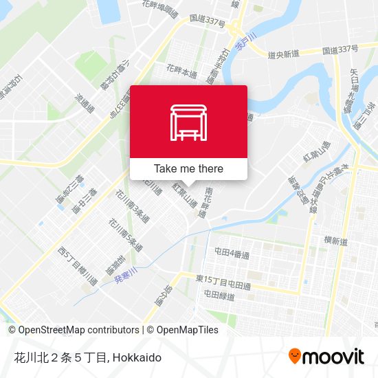 花川北２条５丁目 map