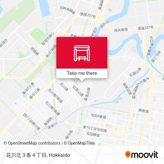 花川北３条４丁目 map