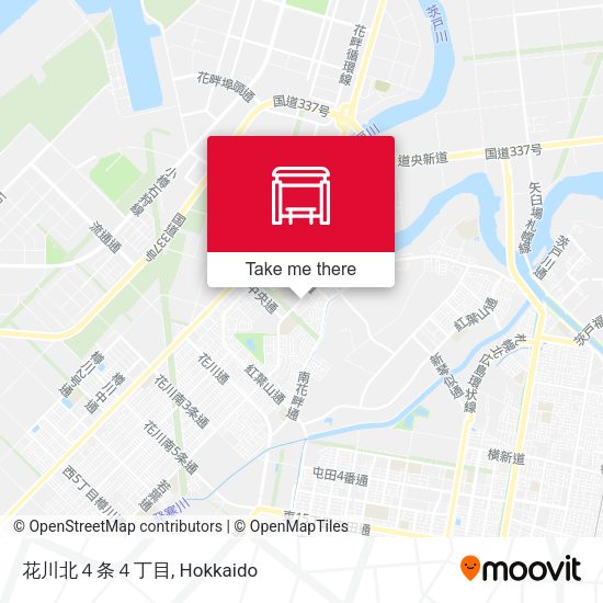 花川北４条４丁目 map