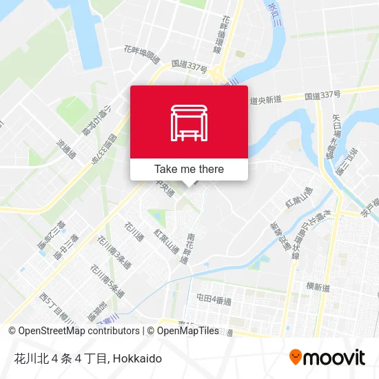 花川北４条４丁目 map