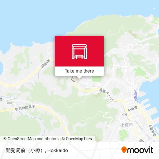 In front of Development Bureau (Otaru) map