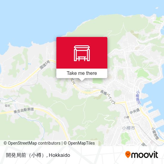 開発局前（小樽） map