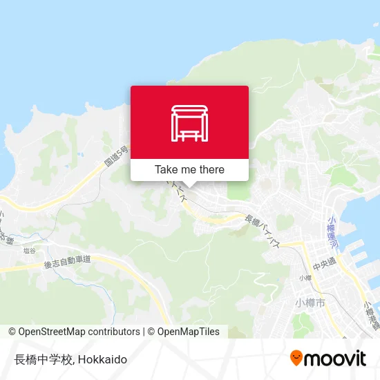 長橋中学校 map