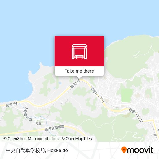 中央自動車学校前 map