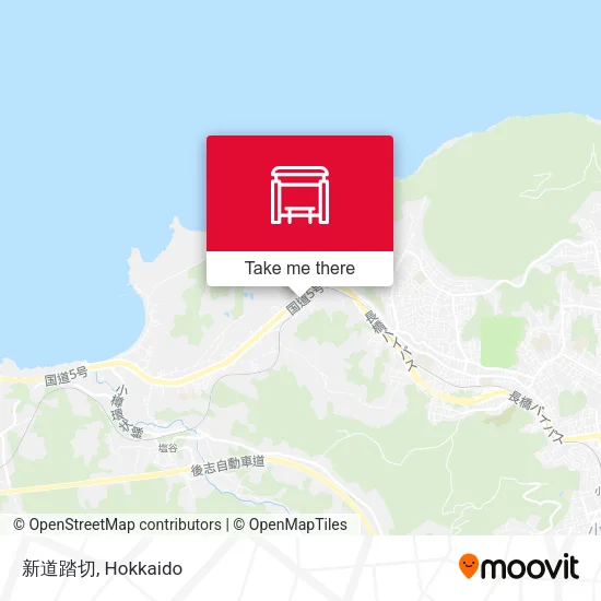 新道踏切 map