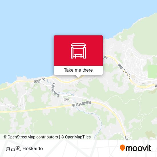 寅吉沢 map