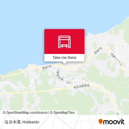 塩谷本通 map