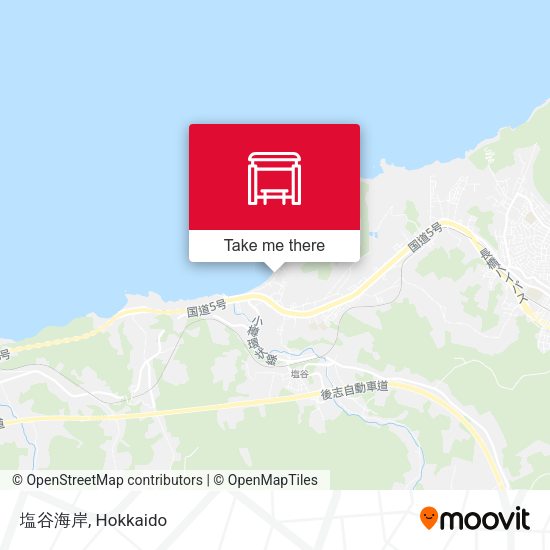 塩谷海岸 map