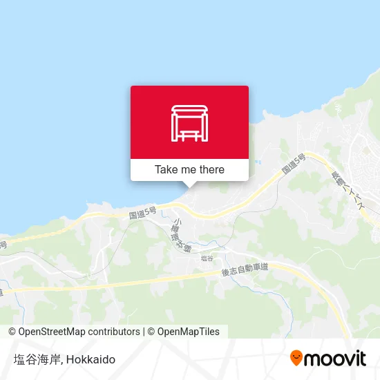 塩谷海岸 map