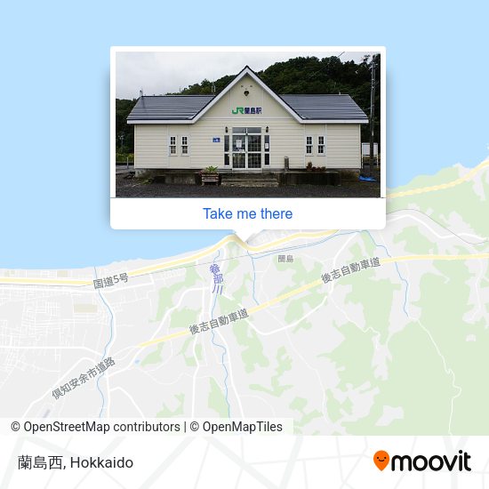 蘭島西 map