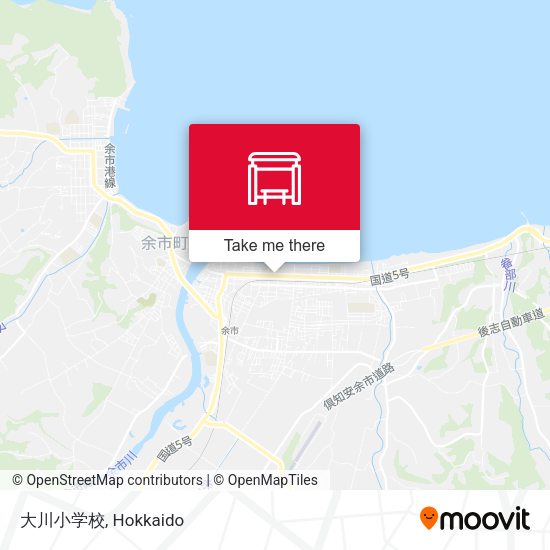 大川小学校 map