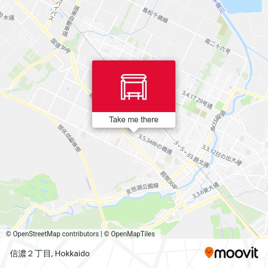 信濃２丁目 map