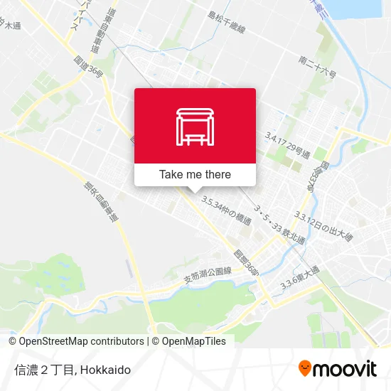 信濃２丁目 map