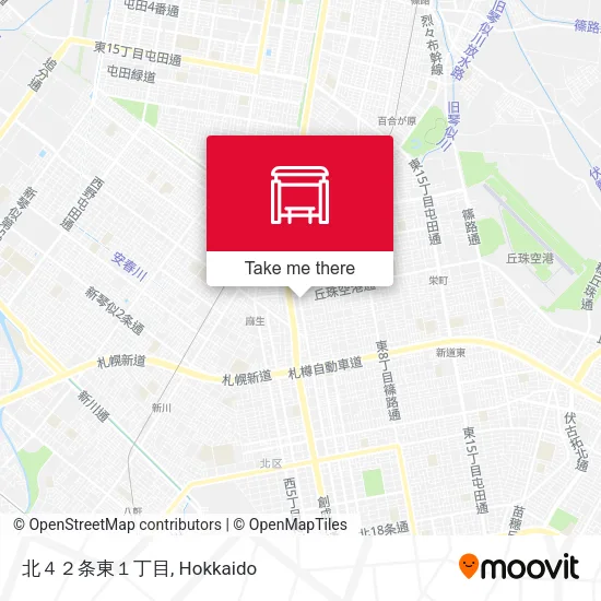 北４２条東１丁目 map