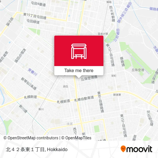 北４２条東１丁目 map