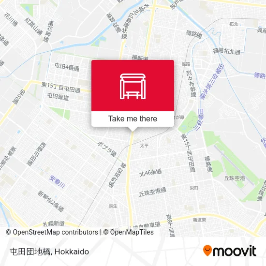 屯田団地橋 map