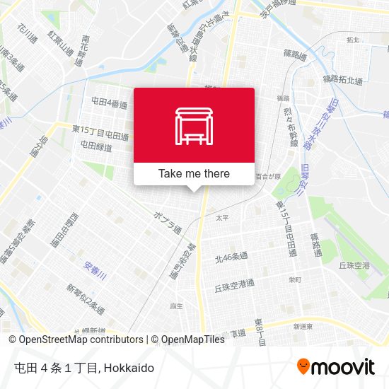 屯田４条１丁目 map