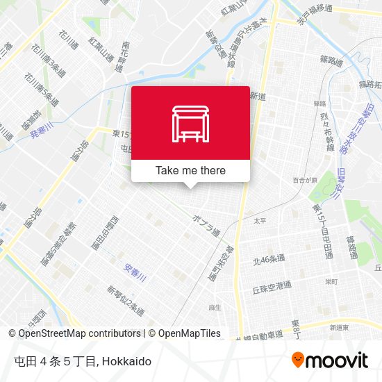 屯田４条５丁目 map