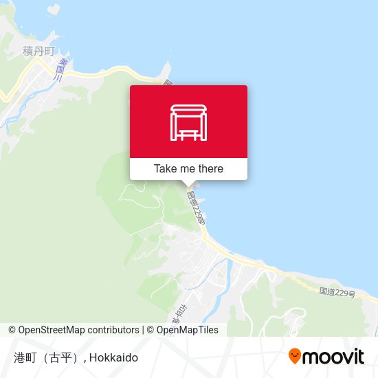 港町（古平） map