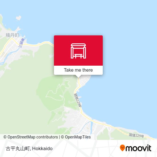 古平丸山町 map