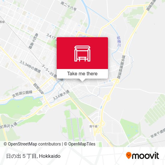 日の出５丁目 map