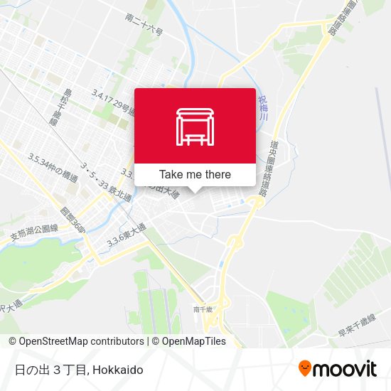 日の出３丁目 map