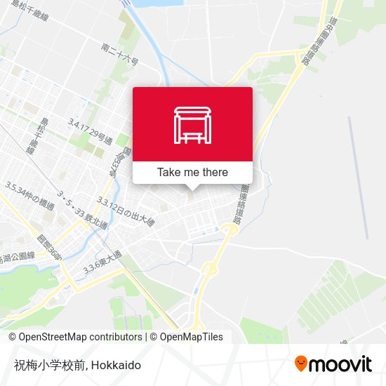 祝梅小学校前 map