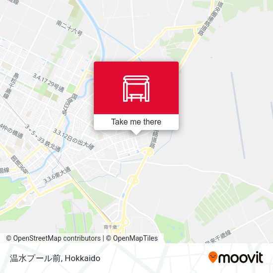 温水プール前 map