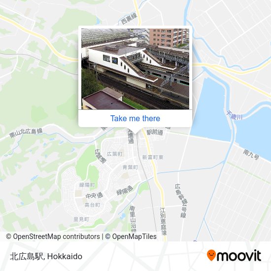 北広島駅 map