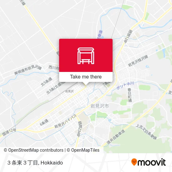 ３条東３丁目 map