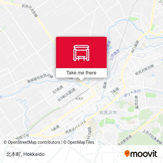 北本町 map