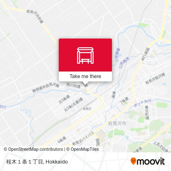 桜木１条１丁目 map