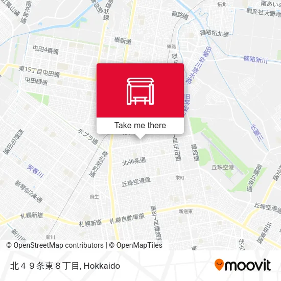 北４９条東８丁目 map