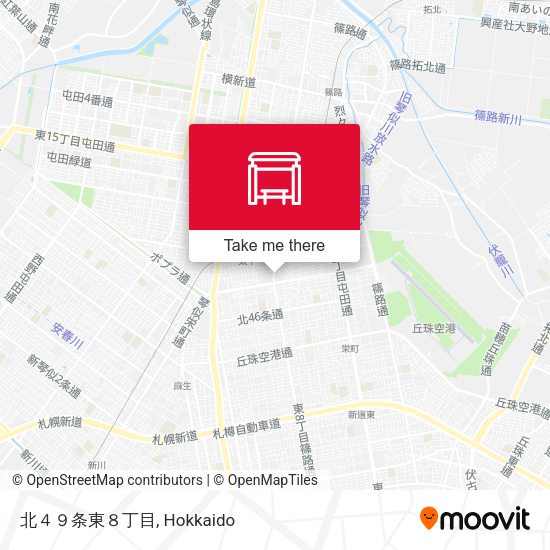 北４９条東８丁目 map