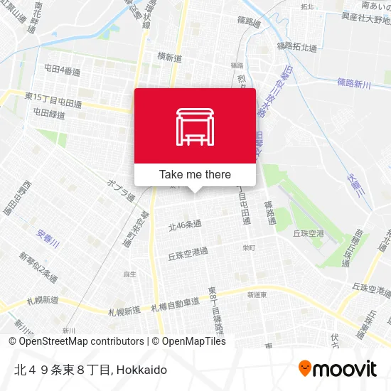 北４９条東８丁目 map