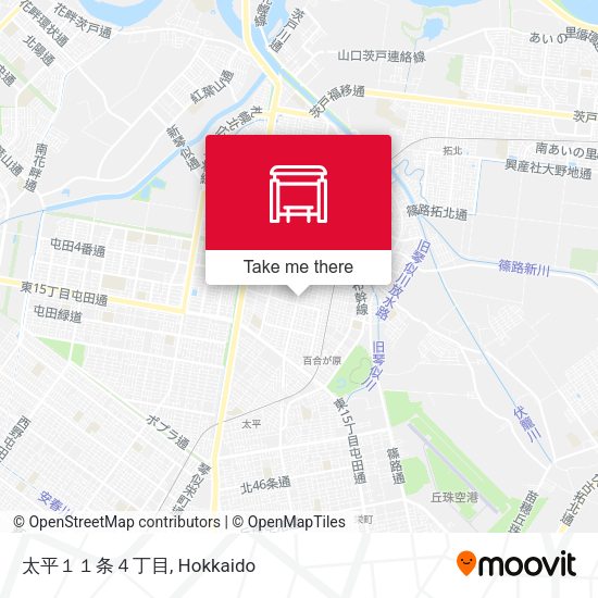 太平１１条４丁目 map
