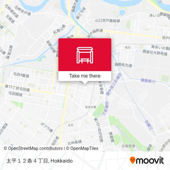 太平１２条４丁目 map