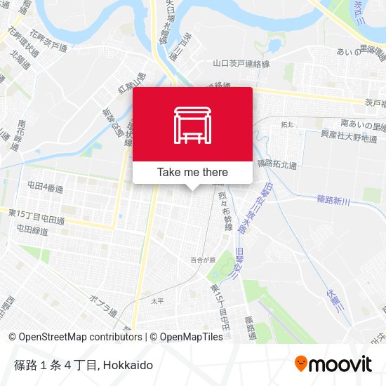 篠路１条４丁目 map