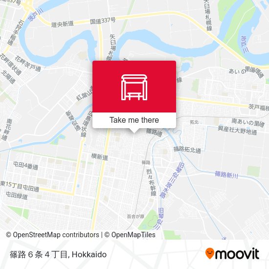 篠路６条４丁目 map