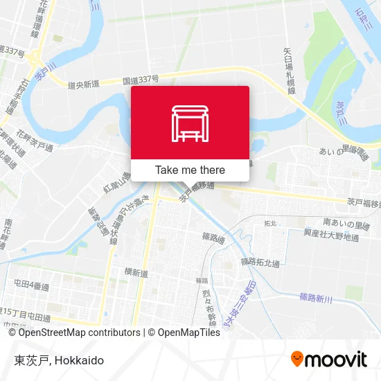 東茨戸 map