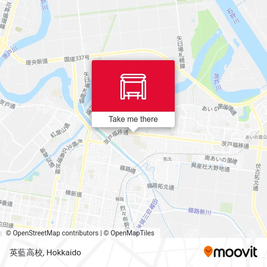 英藍高校 map