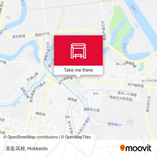 英藍高校 map