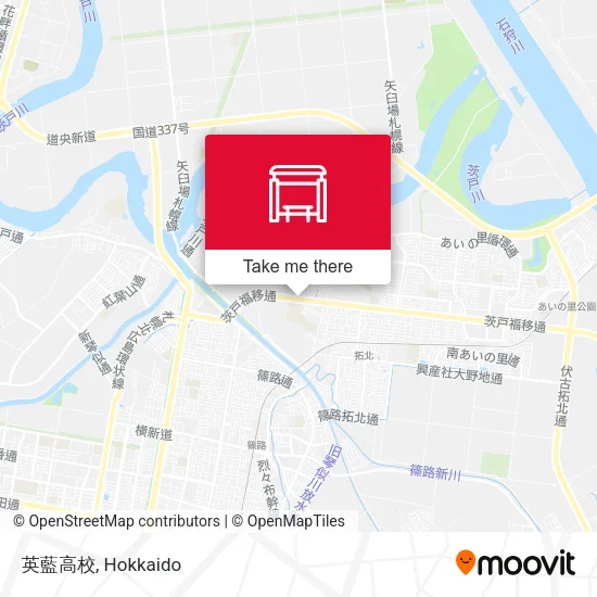 英藍高校 map
