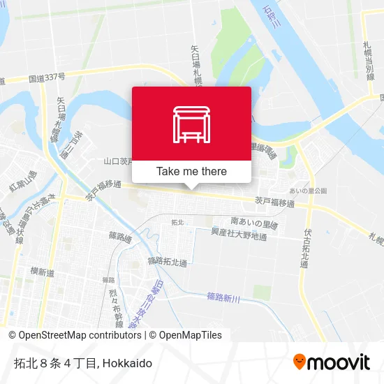 拓北８条４丁目 map