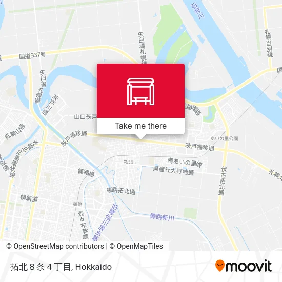 拓北８条４丁目 map