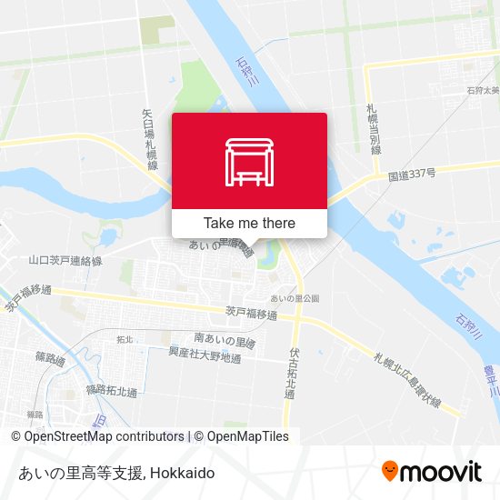 あいの里高等支援 map