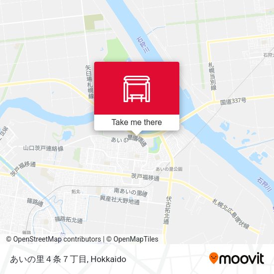 あいの里４条７丁目 map