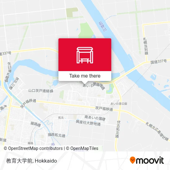 教育大学前 map