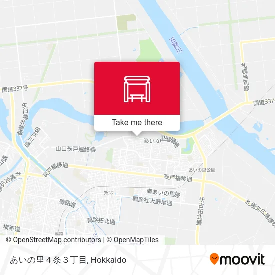 あいの里４条３丁目 map
